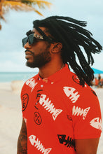 Load image into Gallery viewer, Fishscale Polo (Red)
