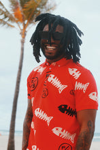 Load image into Gallery viewer, Fishscale Polo (Red)
