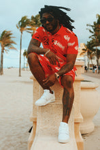 Load image into Gallery viewer, Fishscale Polo (Red)
