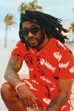 Load image into Gallery viewer, Fishscale Polo (Red)
