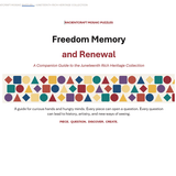 AncientCraft Juneteenth Heritage 1000-Piece Wooden Jigsaw Puzzles
