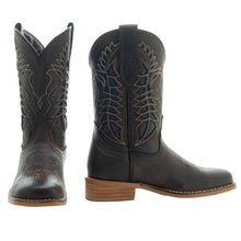 Load image into Gallery viewer, Kids&#39; Brown Country Boots | Everyday Western Boots for Kids K3007RU
