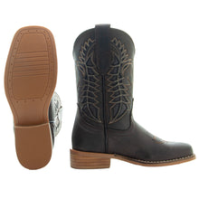 Load image into Gallery viewer, Kids&#39; Brown Country Boots | Everyday Western Boots for Kids K3007RU
