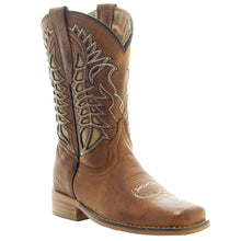 Load image into Gallery viewer, Kids&#39; Tan Country Boots | Everyday Western Boots for Kids (K3007RU)
