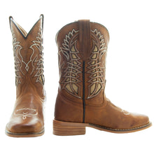Load image into Gallery viewer, Kids&#39; Tan Country Boots | Everyday Western Boots for Kids (K3007RU)
