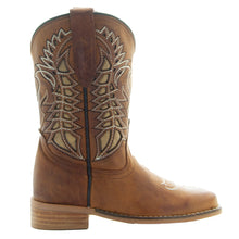 Load image into Gallery viewer, Kids&#39; Tan Country Boots | Everyday Western Boots for Kids (K3007RU)
