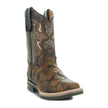 Load image into Gallery viewer, Soto Boots Kids Pirarucu Print Cowboy Boots K4008
