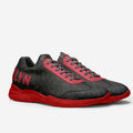 KD SWAG ON low cut Italian leather sneakers with chunky rubber sole and embossed branding