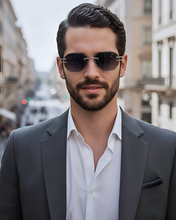 Load image into Gallery viewer, Emil Metal Frameless Sunglasses
