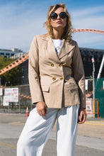 Load image into Gallery viewer, Louise Double-Breasted Wool Blazer – Women’s Classic Style
