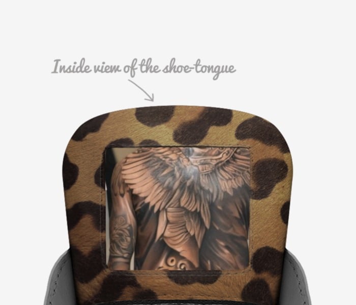 Rich and Rich Brown OtherandHer Basketball Metal High-Top Sneakers