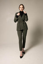 Load image into Gallery viewer, Olive Skinny Pants Womens Trousers
