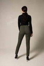 Load image into Gallery viewer, Olive Skinny Pants Womens Trousers
