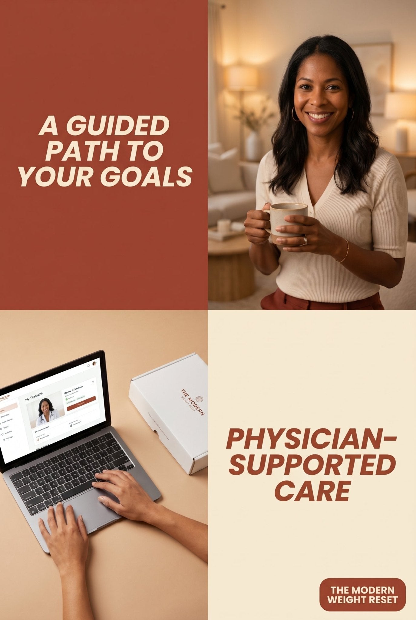 Book cover for The Modern Weight Reset by Desiree Sims, exploring modern wellness and telehealth themes — additional view 68