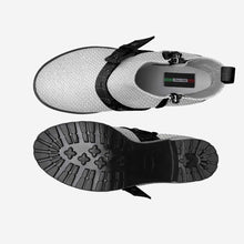 Load image into Gallery viewer, Rich and Rich Black and White PolkaDot Zip Sporty Boot
