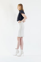 Load image into Gallery viewer, Luxe White Mini Tweed Skirt – Women’s Chic Mini Skirt
