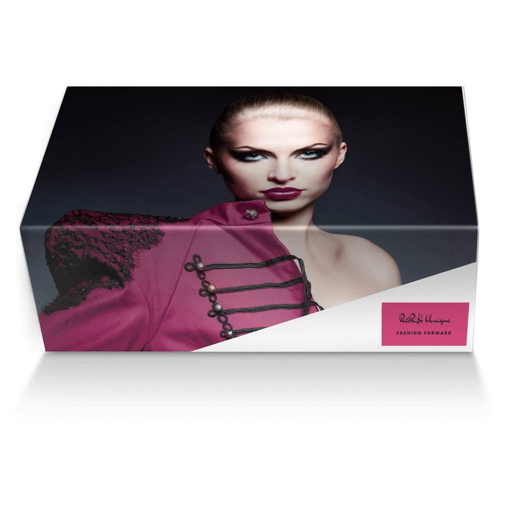 Magenta animal-print slip-on women's loafer with silver horsebit and leather upper — additional view 8