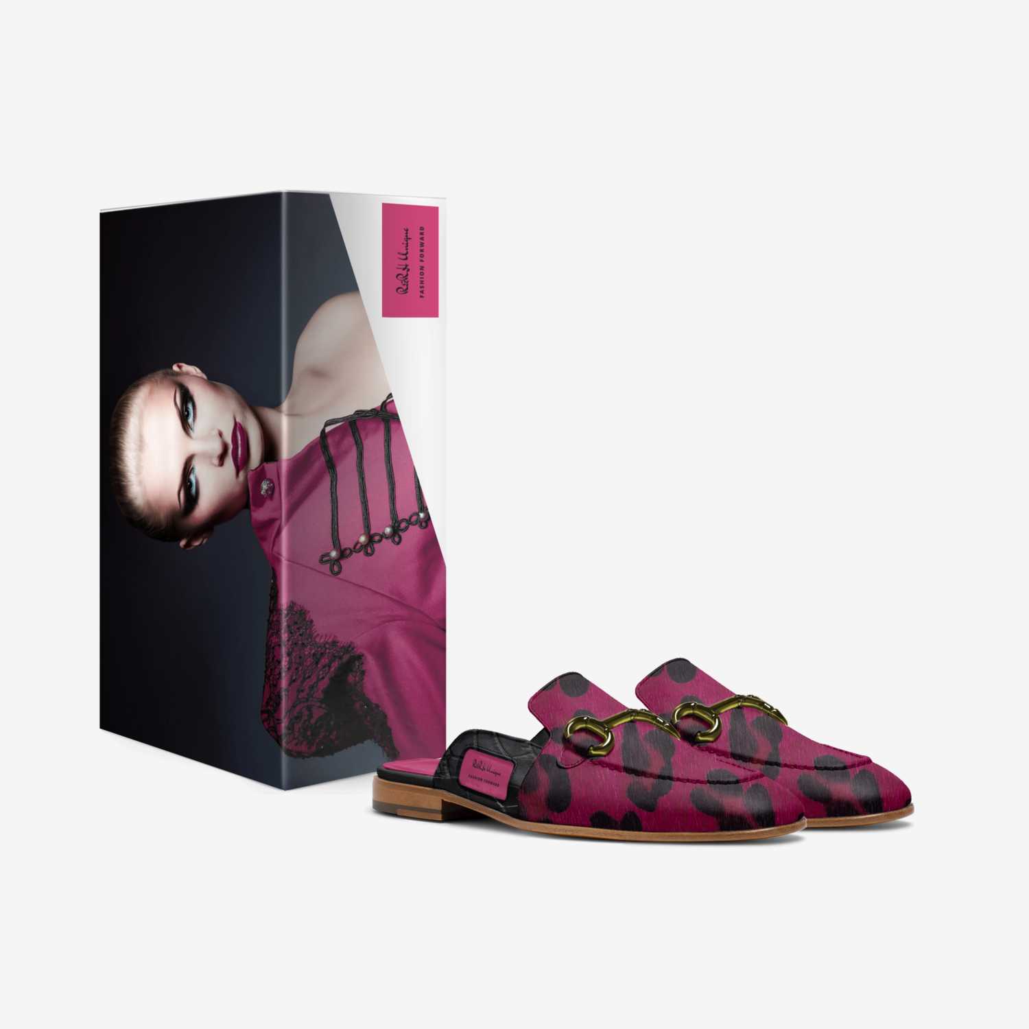R&RH Unique Magenta Slip-On Women's Loafer handcrafted Italian leather shoe