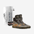 R&RH Biz Extra Large High-Top Camo Brown Unisex Sneaker