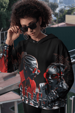 Load image into Gallery viewer, R&amp;RH Chess Game Women&#39;s Black Hoodie
