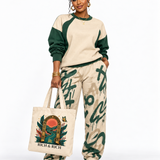 Rich and Rich Dream in Motion Sunset Journey Women's Beige Tote Bag