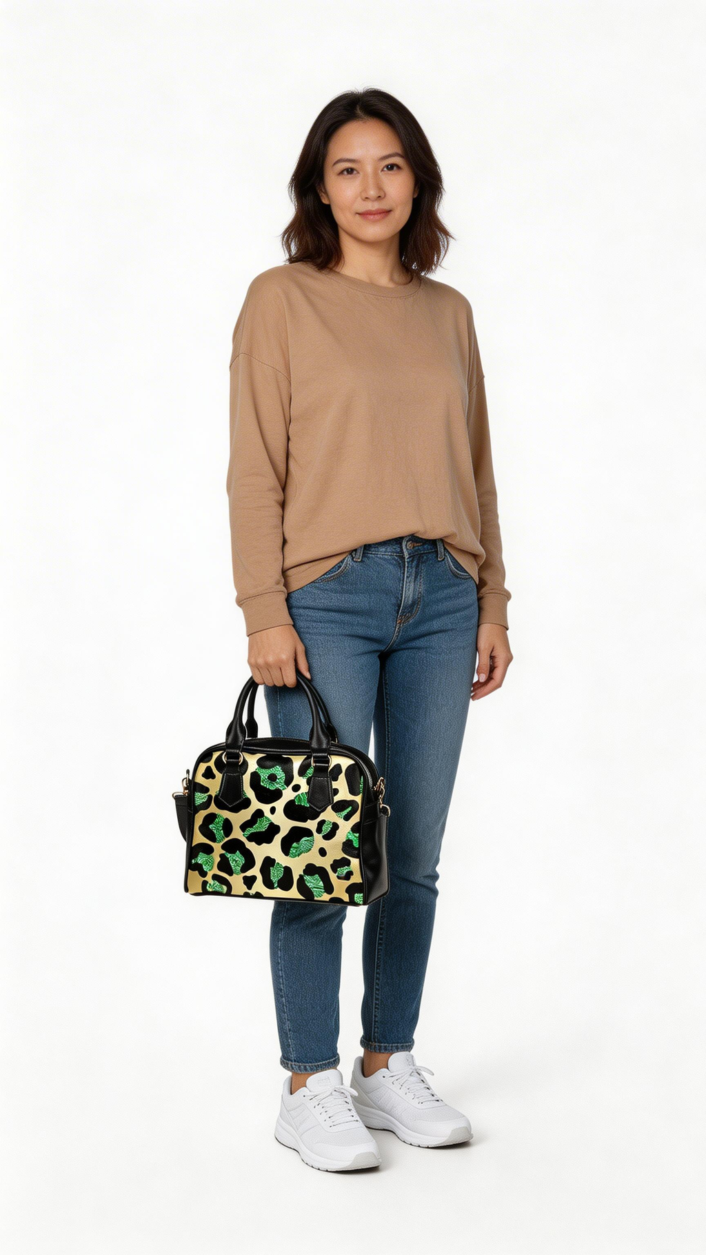Rich and Rich Emerald Safari Womens Shoulder Handbag