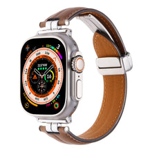 Load image into Gallery viewer, Professional Magnetic Leather Band for Apple Watch - Adjustable Stainless Steel Buckle, Stylish for Men &amp; Women
