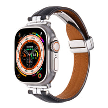Load image into Gallery viewer, Professional Magnetic Leather Band for Apple Watch - Adjustable Stainless Steel Buckle, Stylish for Men &amp; Women
