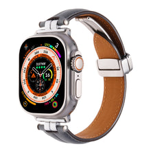 Load image into Gallery viewer, Professional Magnetic Leather Band for Apple Watch - Adjustable Stainless Steel Buckle, Stylish for Men &amp; Women
