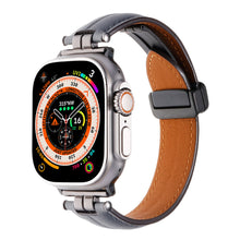 Load image into Gallery viewer, Professional Magnetic Leather Band for Apple Watch - Adjustable Stainless Steel Buckle, Stylish for Men &amp; Women
