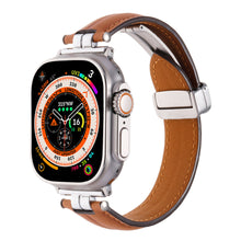 Load image into Gallery viewer, Professional Magnetic Leather Band for Apple Watch - Adjustable Stainless Steel Buckle, Stylish for Men &amp; Women
