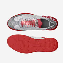 Load image into Gallery viewer, Rich and Rich Saucysass Retro Bold Runner Red and White Women&#39;s Sneakers
