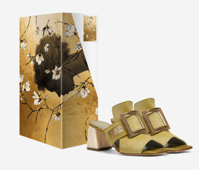 Rich and Rich YellowTea Women's Yellow Gold Sandals