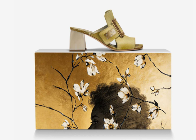 Rich and Rich YellowTea Women's Yellow Gold Sandals