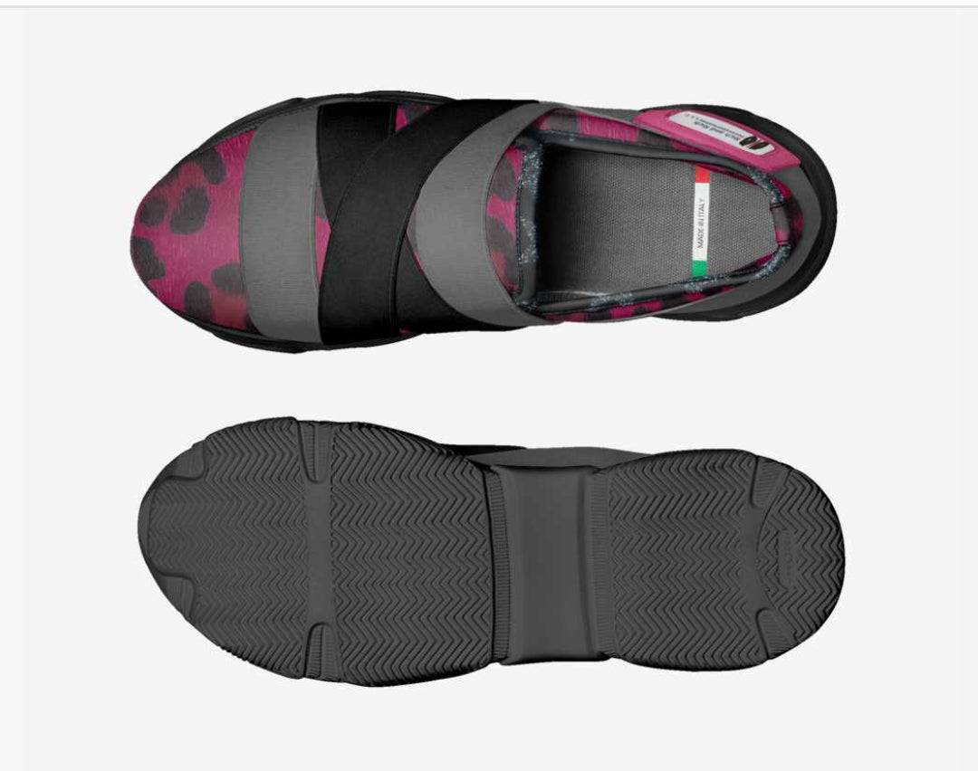 R&RH Be Sure Women's Magenta Elastic Slip-On Sneakers