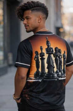 Rich and Rich LuiiLoviie Men's Black Jersey
