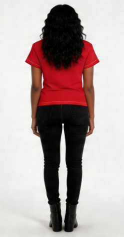 Rich and Rich Women’s Bold Graphic Red Tee