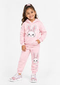 Rich and Rich Girls Pink Bunny Running Shoes | Lightweight Kids Athletic Sneakers