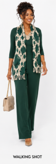 Rich and Rich Emerald Ranch Chic Women’s Tassel Scarf | Soft Designer Imitation Cashmere Wrap