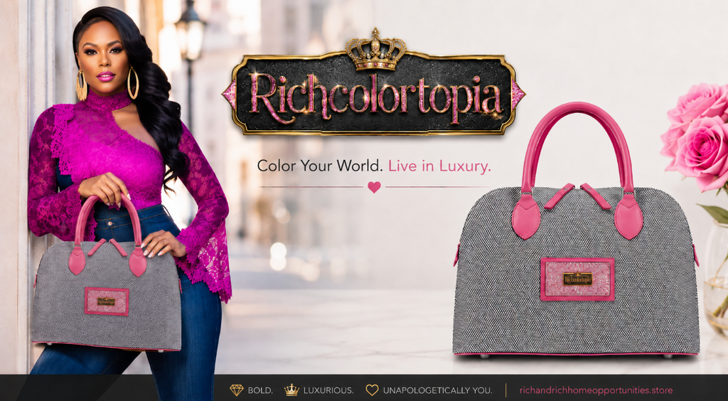 Rich and Rich RichColortopia Women’s Italian Leather Designer Chic Bag