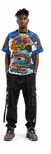 Load image into Gallery viewer, Rich and Rich Men's Blue Prosperity Pulse T-Shirt - Rich and Rich Homeopportunities
