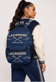 Rich and Rich Sport Utility Lacrosse Unisex Blue Backpack 3 Piece Set Combination