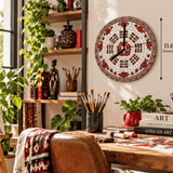 Art O’Clock | Rich & Rich Timeless Bloom Wall Clock — 11.6 in