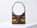 R&RH Ethnic Caricature Artistry Square Brown Hobo Bag - Rich and Rich Homeopportunities