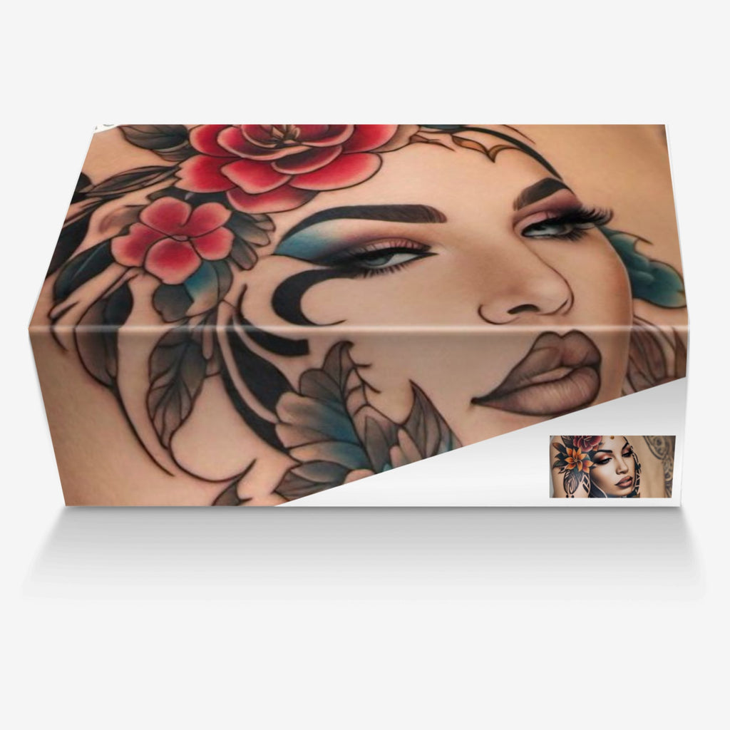 Rich and Rich TatooFushion Women’s Italian Leather Pink and White Designer Luxury Bag