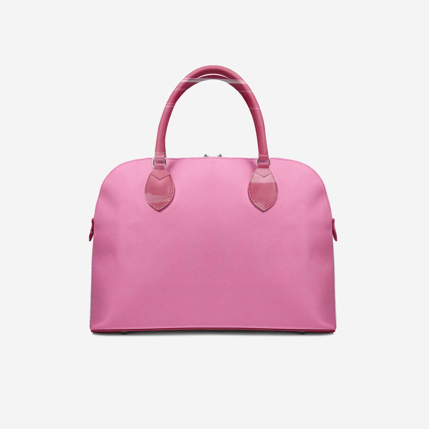 Rich and Rich TatooFushion Women’s Italian Leather Pink and White Designer Luxury Bag