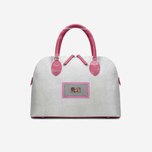Load image into Gallery viewer, Rich and Rich TatooFushion Women’s Italian Leather Pink and White Designer Luxury Bag - Rich and Rich Homeopportunities

