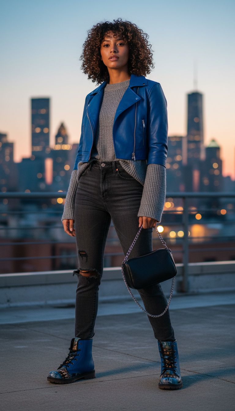 Rich and Rich Chess City Casual Leather Lightweight Unisex Boots