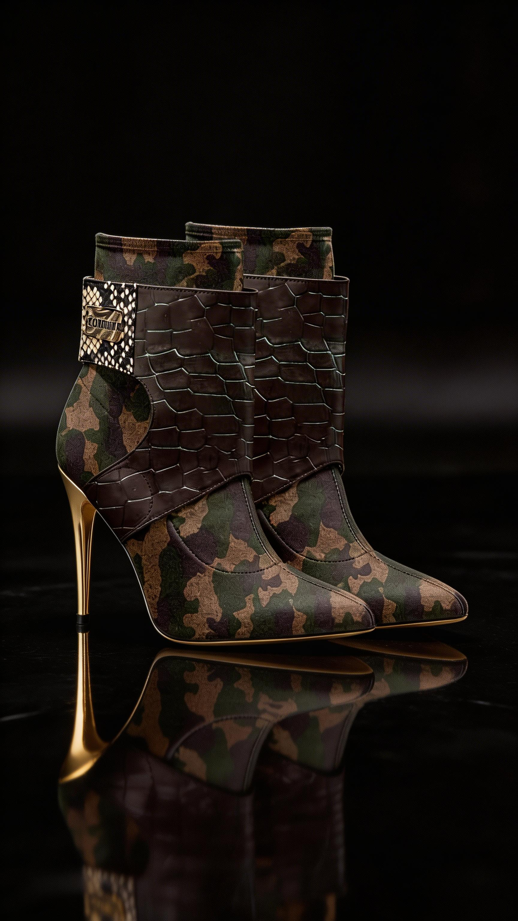 Rich and Rich Conchita Camo Future Women's Stiletto