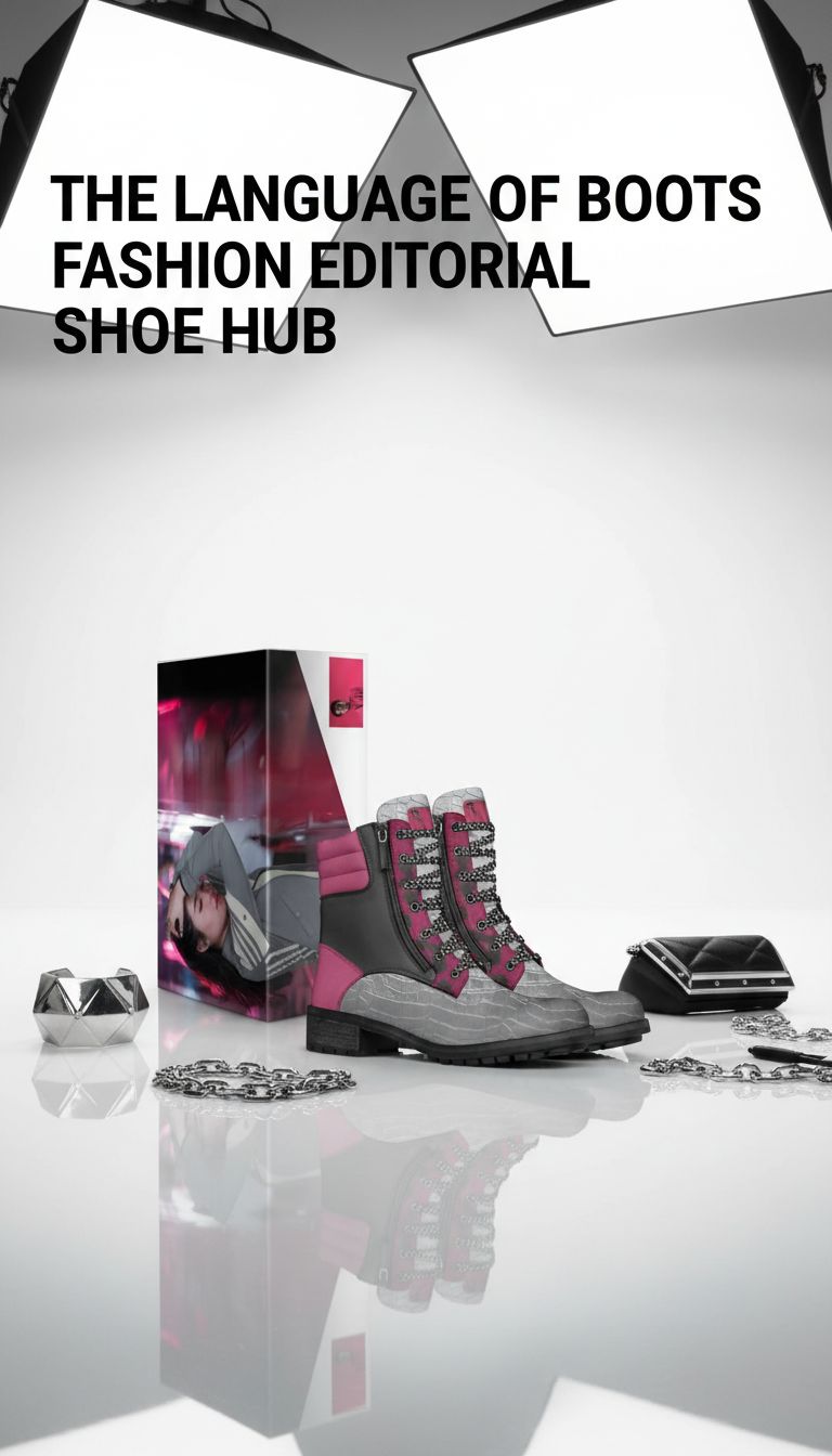 R&RH Grey Magenta Zip Women's Military Boot with zipper detail